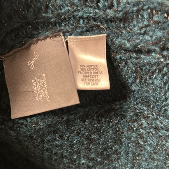 Dark Blue, Black & Sparkle Sweater - Picture 5 of 5